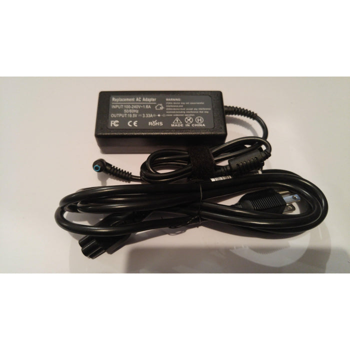 New Compatible HP Notebook 15-121DX 15-AC163NR 15-AF123CL 15-AF131DX 15-AF175NR AC Power Adapter Charger 65W - LaptopParts.ca