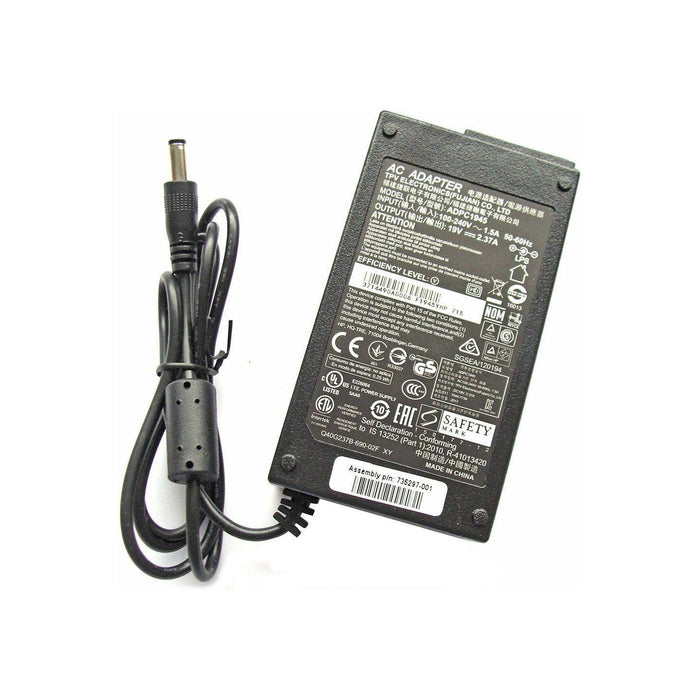 New HP ADPC1945 45W Monitor AC Adapter 735297-001