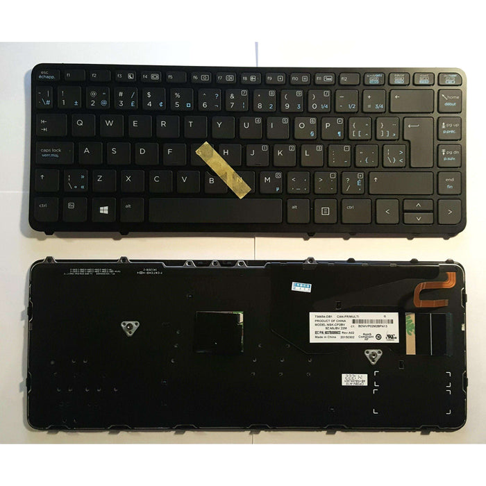 HP EliteBook 745 750 755 840 845 855 G2 Keyboard 776475-DB1 762758-DB1