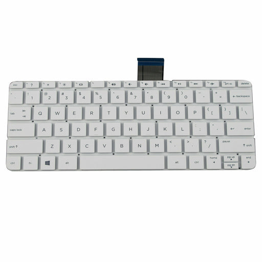 New HP Stream 11 11-D011wm 11-D010WM US White Keyboard 792906-001 794447-001 - LaptopParts.ca