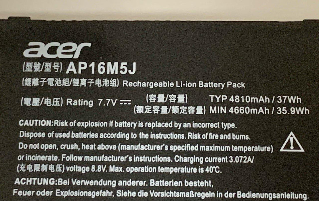 New Genuine Acer Aspire 3 A315-33 A315-41 A315-42 A315-53 A315-53G Battery 37Wh - LaptopParts.ca