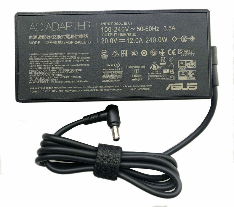 New Genuine Asus ROG Flow X16 GV601R GV601RE GV601RM GV601RW AC Adapter Charger 240W - LaptopParts.ca