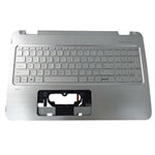 New HP ENVY 15-U 15T-U Silver Palmrest & US English Keyboard 812879-001