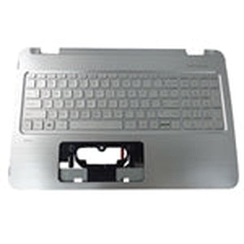 New HP ENVY 15-U 15T-U Silver Palmrest & US English Keyboard 812879-001 - LaptopParts.ca