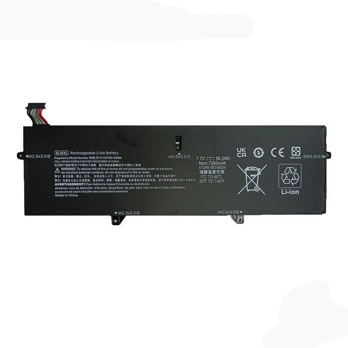 New Compatible HP BL04056XL BL04XL HSTNN-DB8M Battery 56.2WH