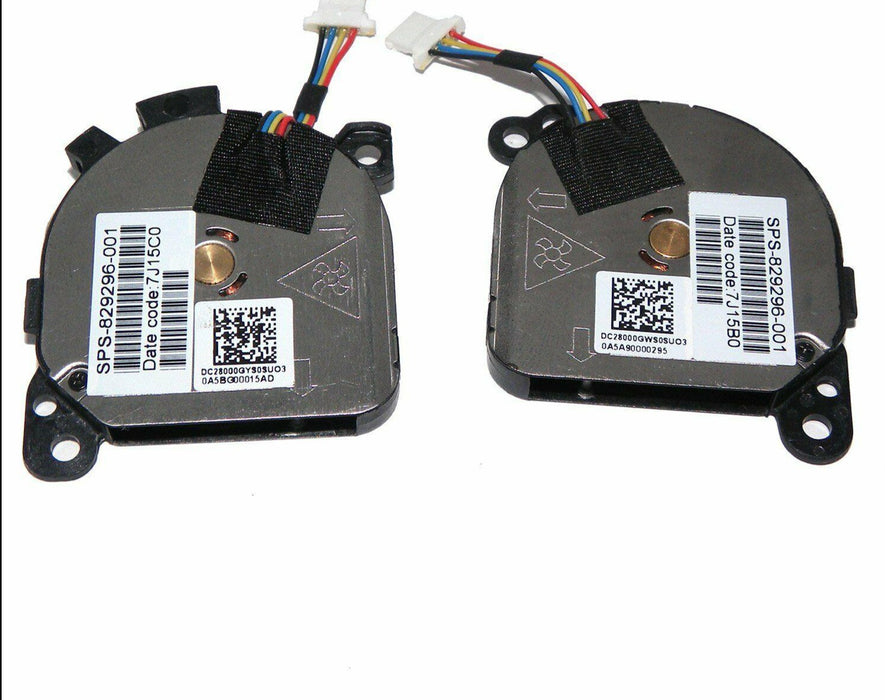 New HP Envy 13-D Series Fan Kit 829296-001 829314-001 DC28000GYS0SUO3 DC28000GWS0SUO3 - LaptopParts.ca