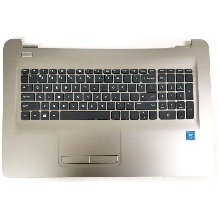 New HP 17-AY 17-BA 17-X 17-Y Palmrest Keyboard And Touchpad Assembly Silver 856699-001