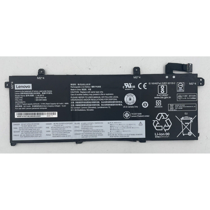 New Genuine Lenovo SB10K97645 SB10T83149 SB10T83197 Battery 51WH - LaptopParts.ca