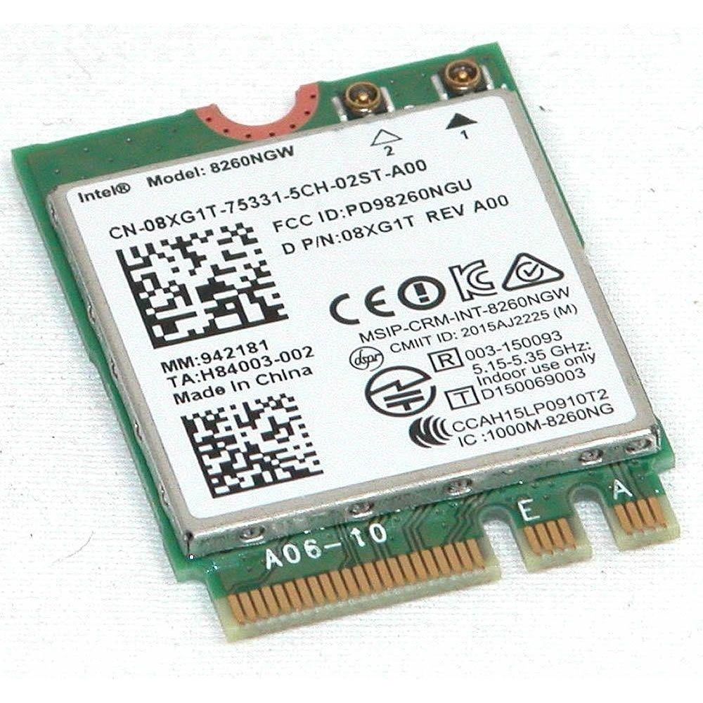 Carte Réseau WIFI Intel Dual Band Wireless-AC 8265 (900N + BT 4.0) M.2 Type