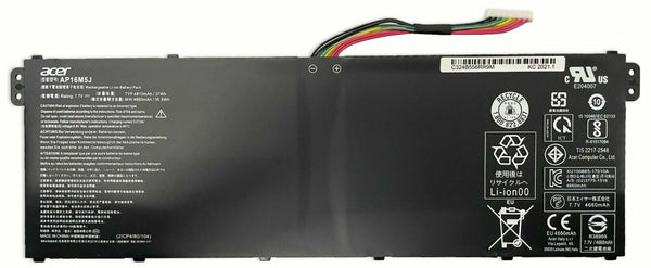 New Genuine Acer Aspire KT.00205.006 KT.00204.009 AP16M5J Battery 37Wh