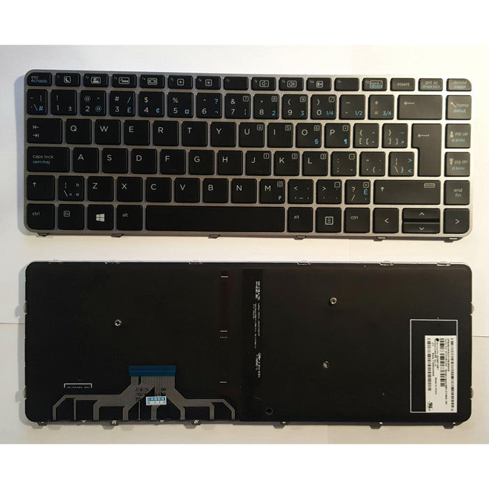 New HP EliteBook Folio 1040 G3 Canadian Bilingual Keyboard Backlit 903667-DB1