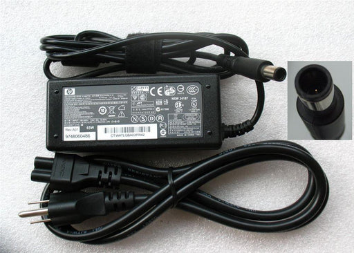 New Genuine HP Compaq N193 Ac Adapter Charger & Power Cord 519329-003 463958-001 65W - LaptopParts.ca