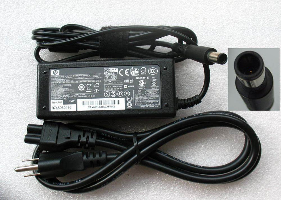 384019-001 Genuine Original HP 2000 Ac Adapter Charger &Power Cord 65W