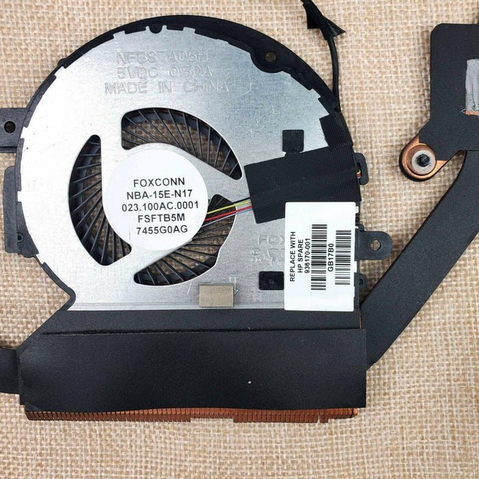 New HP Envy x360 Convertible 15-BQ CPU Cooling Fan with Heatsink 936170-001 - LaptopParts.ca
