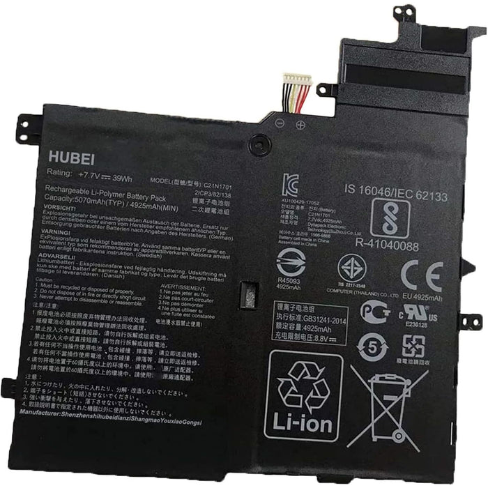 New Genuine Asus VivoBook 0B200-02640000 C21N1701 Battery 39WH