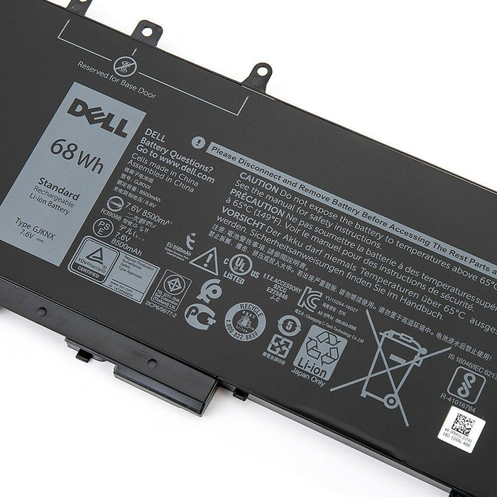 New Genuine Dell Precision 15 3520 3530 M3520 M3530 Battery 68Wh