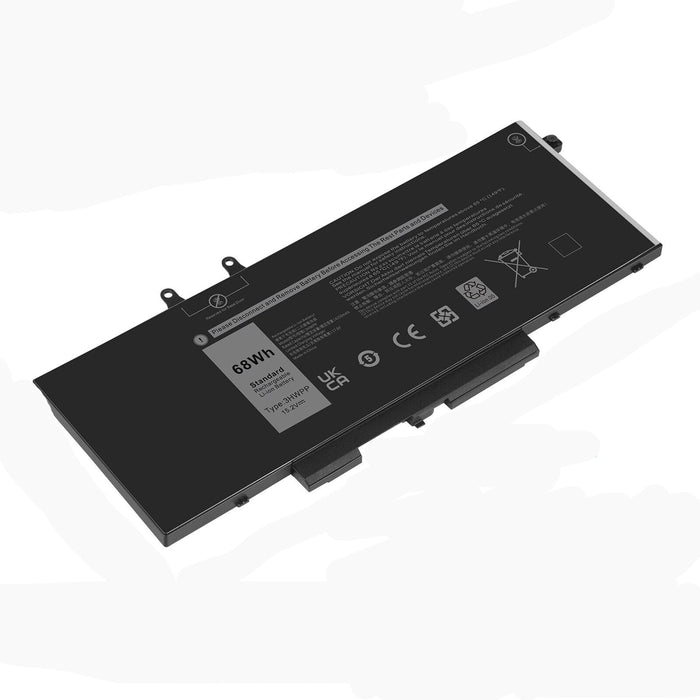 New Compatible Dell 03HWPP 10X1J 1VY7F 3HWPP 3PCVM 3YNXM Battery 68WH