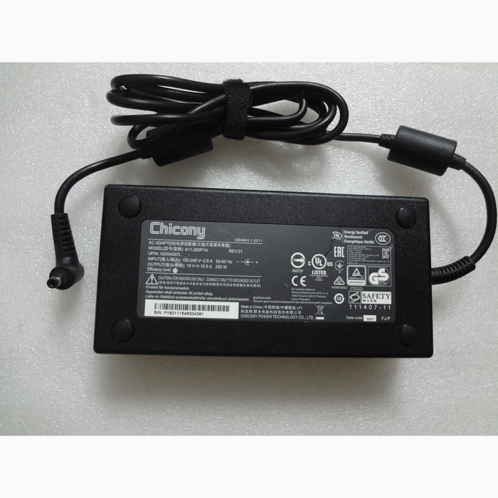 New Genuine Gigabyte P57X-P6 AC Power Adapter Charger 200W