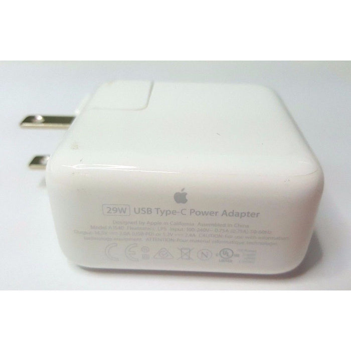 New Genuine Apple Macbook AC Adapter Charger A1540 14.5V 2.0A USB-C 5.2V 2.4A 29W