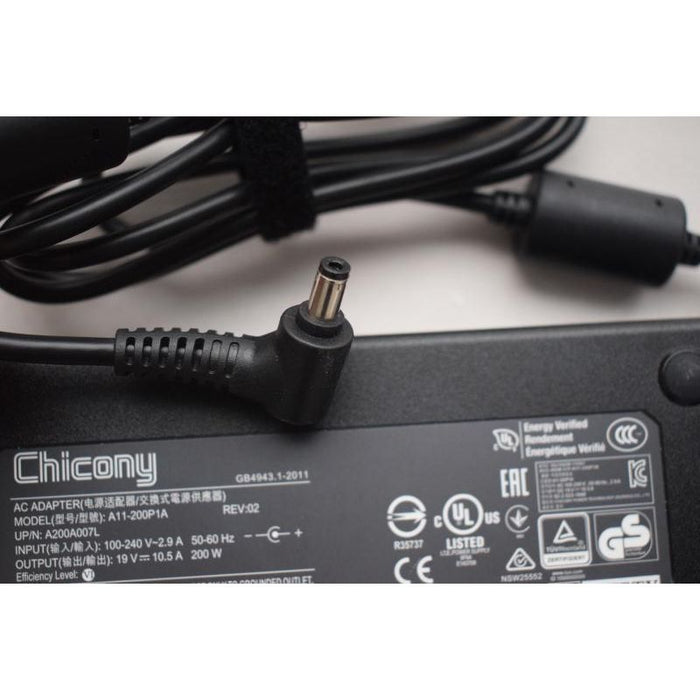 New Genuine Clevo Pro-X P650HP6 Gaming Laptop AC Power Adapter Charger 200W