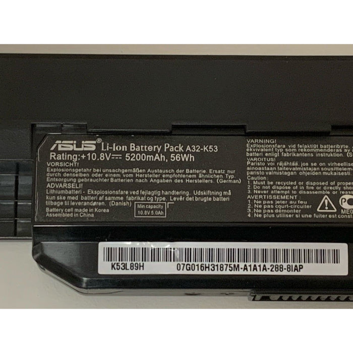New Genuine Asus A53JR A53JT A53JU A53S A53SD A53SJ A53SV Battery 56Wh