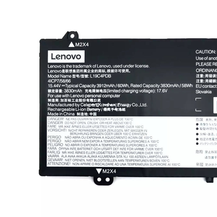New Genuine Lenovo L19C4PDB L19M4PD5 Battery 60WH - LaptopParts.ca