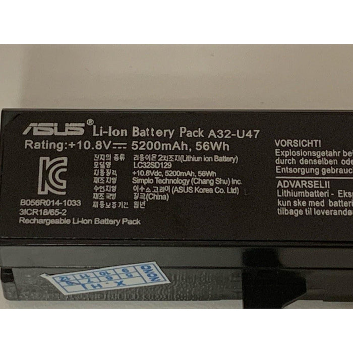 New Genuine Asus U47 U47A U47A-BGR4 U47A-RHI7N15 U47A-RS51 Battery 56Wh
