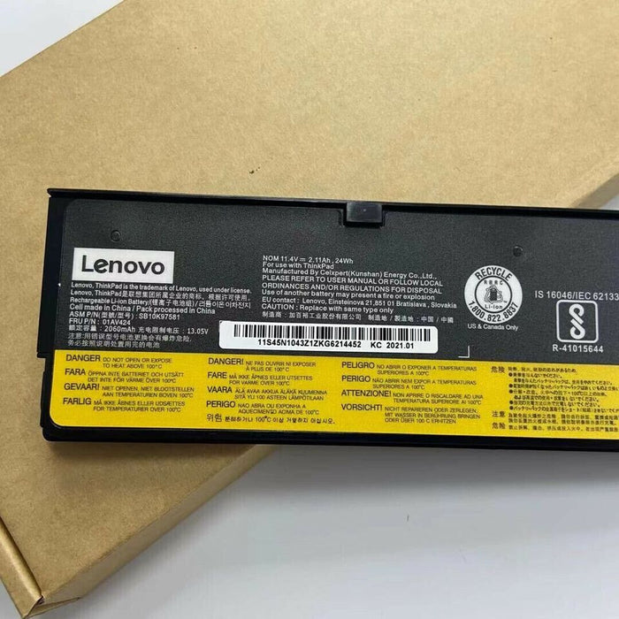 New Genuine Lenovo 01AV423 4X50M08810 01AV422 SB10K97579 SB10K97580 Battery 24Wh