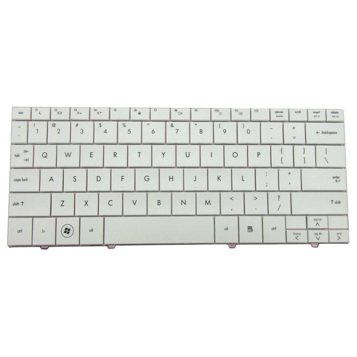 New HP Mini 110 White US English Keyboard 537753-001 537953-001 - LaptopParts.ca