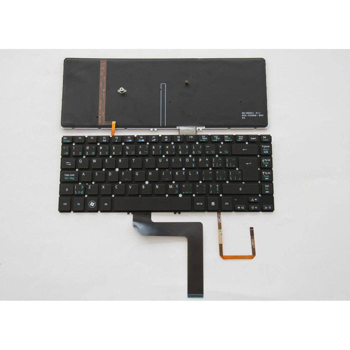 New Acer TravelMate X483 Backlit Canadian Bilingual Keyboard NSK-R2BBQ 2M