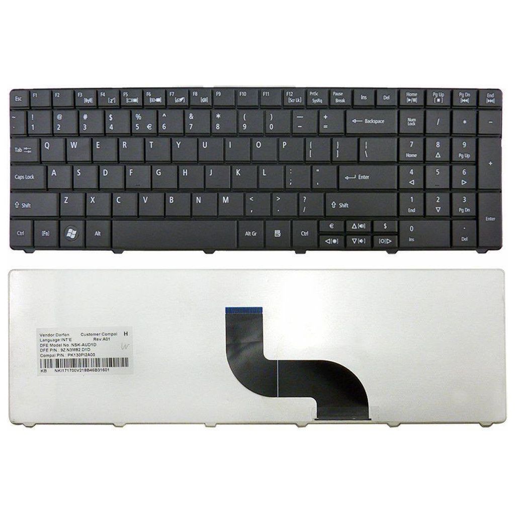 Clavier AZERTY Français De Remplacement Pour Acer TravelMate P253-E - Noir, Neuf Sous Emballage