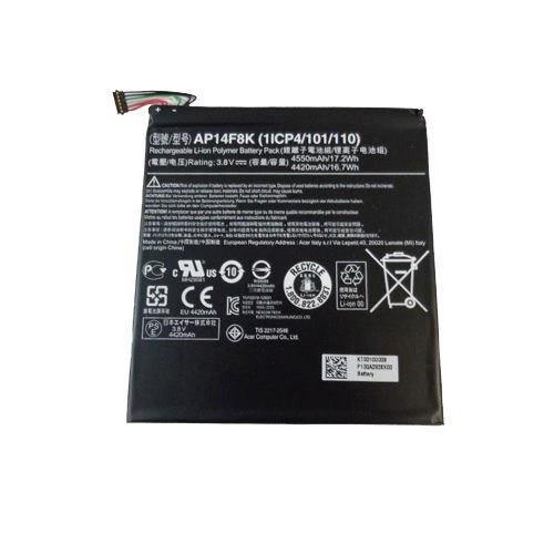 New Acer Iconia Tab AP14F8K KT.0010G.008 AP14E8K 1ICP4/86/94 1ICP4/101/110 Battery 17.2Wh