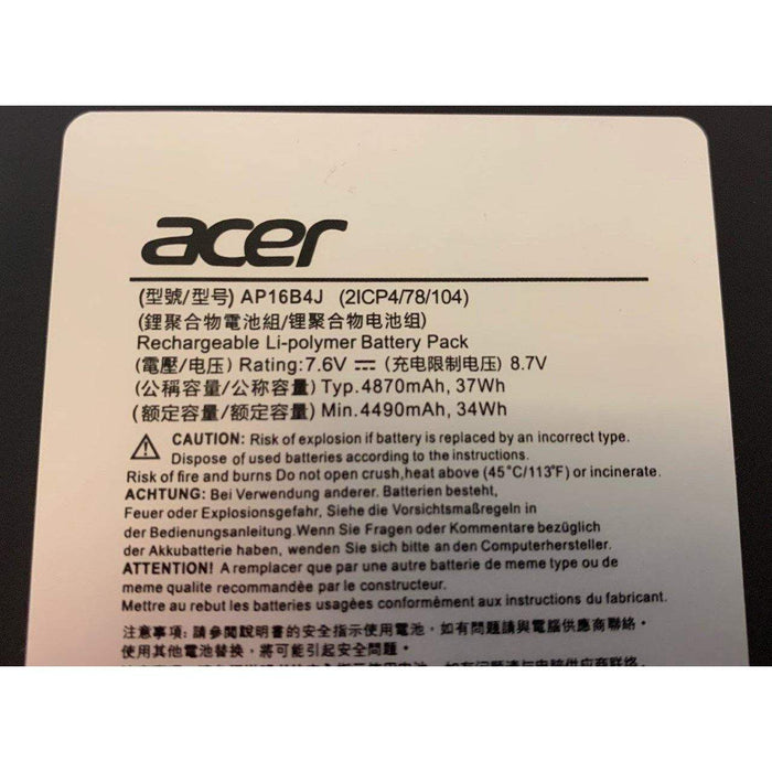 SA5-271-30MS Genuine Acer Aspire Switch Alpha 12 SA5-271 SA5-271-300K SA5-271-31YN SA5-271-3941 Tablet Battery 37Wh