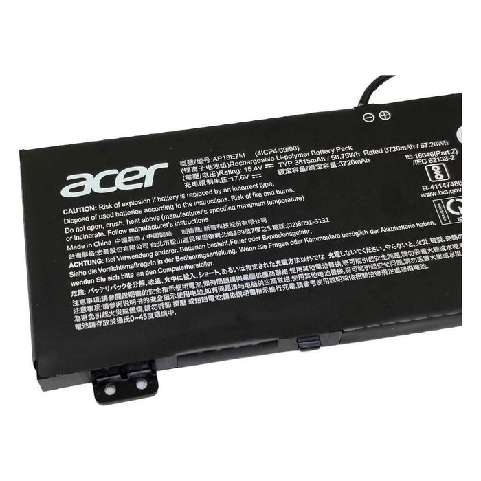 New Genuine Acer KT.00407.009 AP18E7M Battery 2 cell 57.28Wh 3720mAh