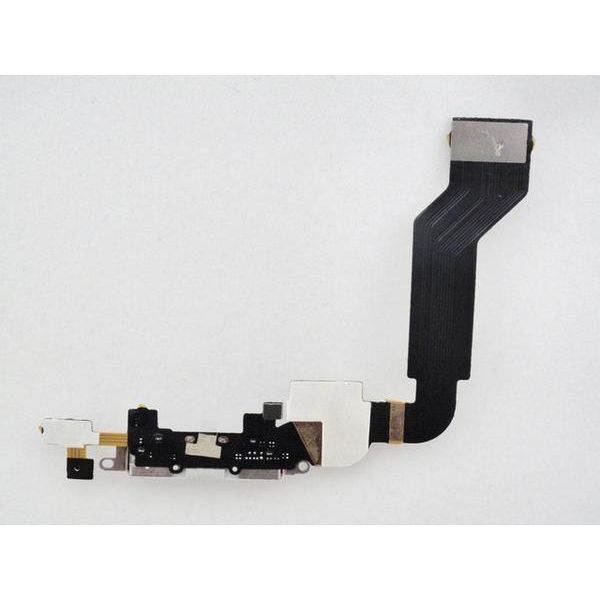 New Genuine White Apple iPhone 4 4S A1332 A1349 USB Power Flex Cable