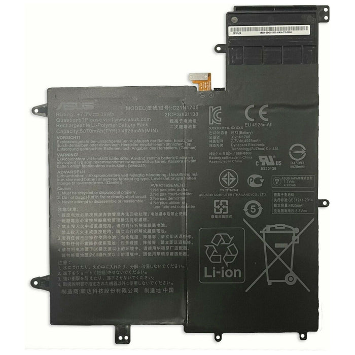 New Genuine Asus Zenbook Flip UX370UA UX370UAF UX370UAR Battery 39WH