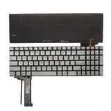 New Asus ROG GL771 GL771J GL771JW GL771JM Keyboard US English Backlit Silver no frame