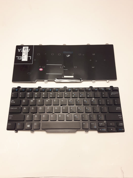 New Dell Latitude 7480 7490 US English Keyboard Single Point