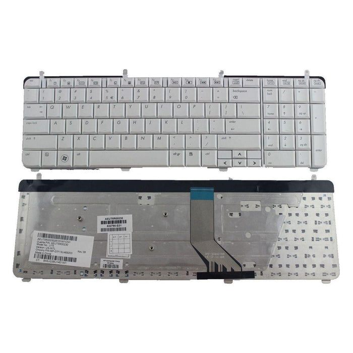 New HP Pavilion DV7-2000 DV7-3000 Glossy White Keyboard US English 570140-001