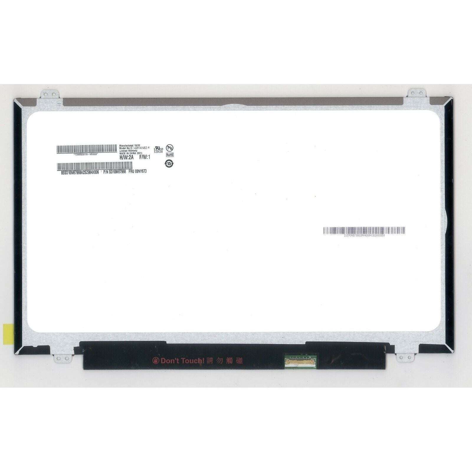 Écran LCD LED 14" WQHD 2560x1440 De Remplacement Pour Lenovo ThinkPad T480s - Neuf, Garantie 1 An