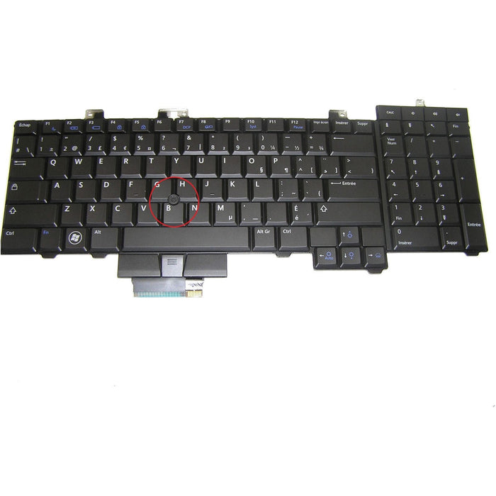 New Dell Precision M6400 M6500 Canadian French Backlit Keyboard D114R NSK-DE20M