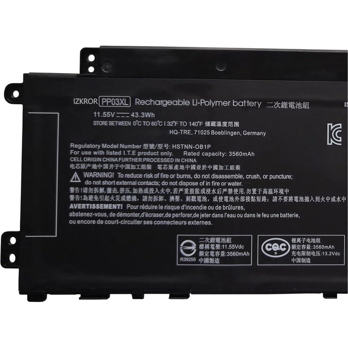 New Genuine HP Pavilion x360 14-DV0006TX 14-DV0007TX 14-DV0008TX 14-DV0009TX 14-DV0165ST Battery 43.3WH - LaptopParts.ca