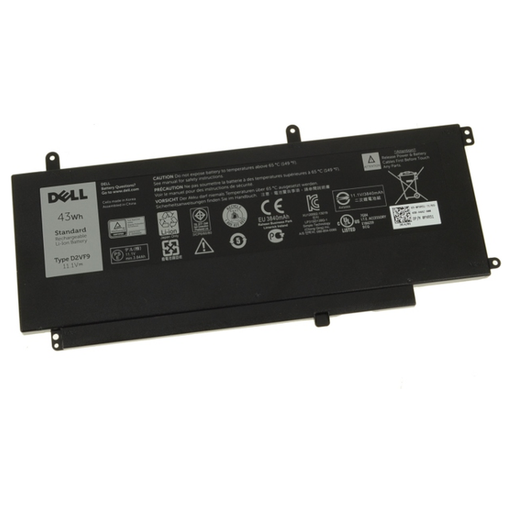New Genuine Dell D2VF9 0D2VF9 PXR51 YGR2V Battery 43Wh - LaptopParts.ca