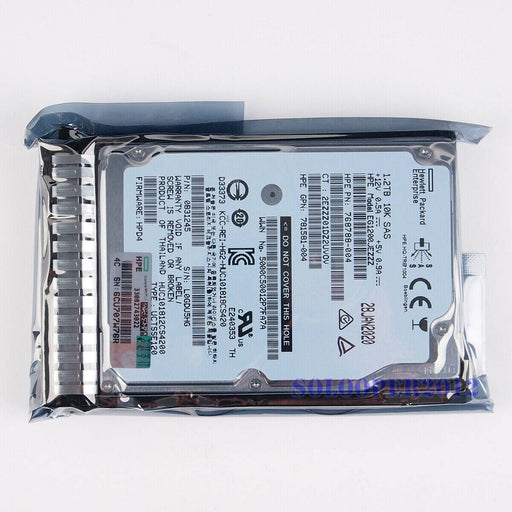 872737-001 HPE 1.2TB 10K 12G SAS DS HDD 872479-B21 876938-002 W Tray