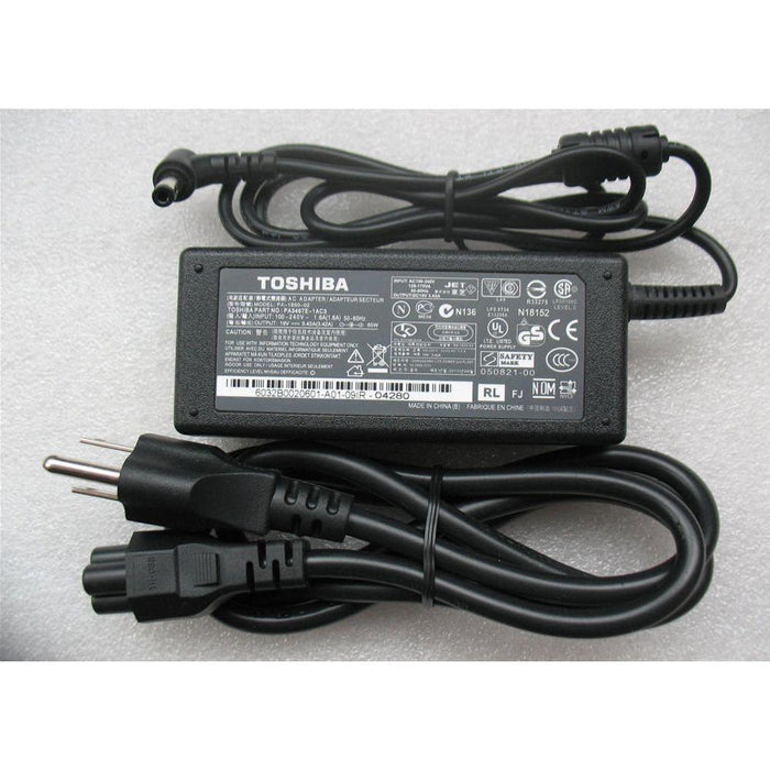 New Genuine Toshiba Satellite A200 A205 A215 A80 A85 Ac Adapter Charger 65W - LaptopParts.ca
