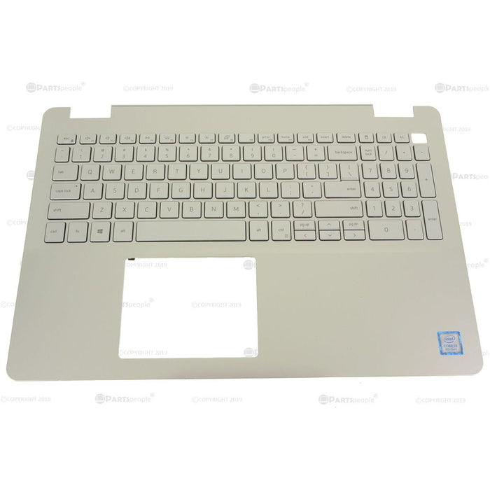 New Dell Inspiron 15 5584 Silver Palmrest With Backlit Keyboard DFX5J 0DFX5J 460.0G70F.0013