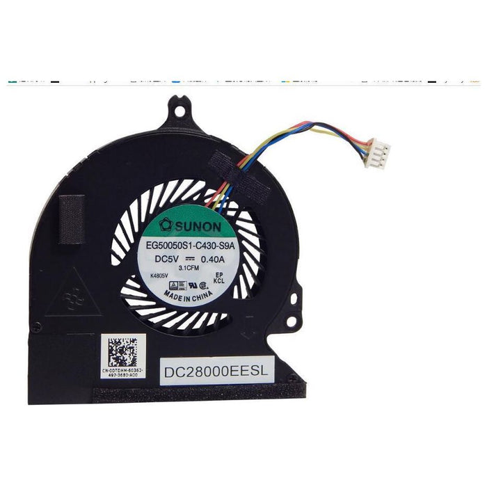 New Dell Latitude E5250 5250 P25S CPU Fan DTDHM DC28000EESL - LaptopParts.ca