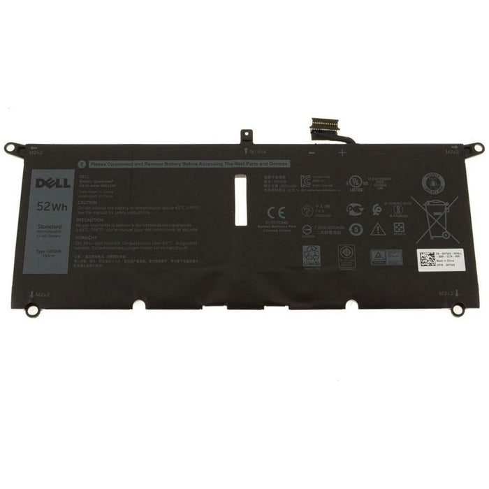 New Genuine Dell XPS 13 7390 9370 9380 7390 Battery 52Wh