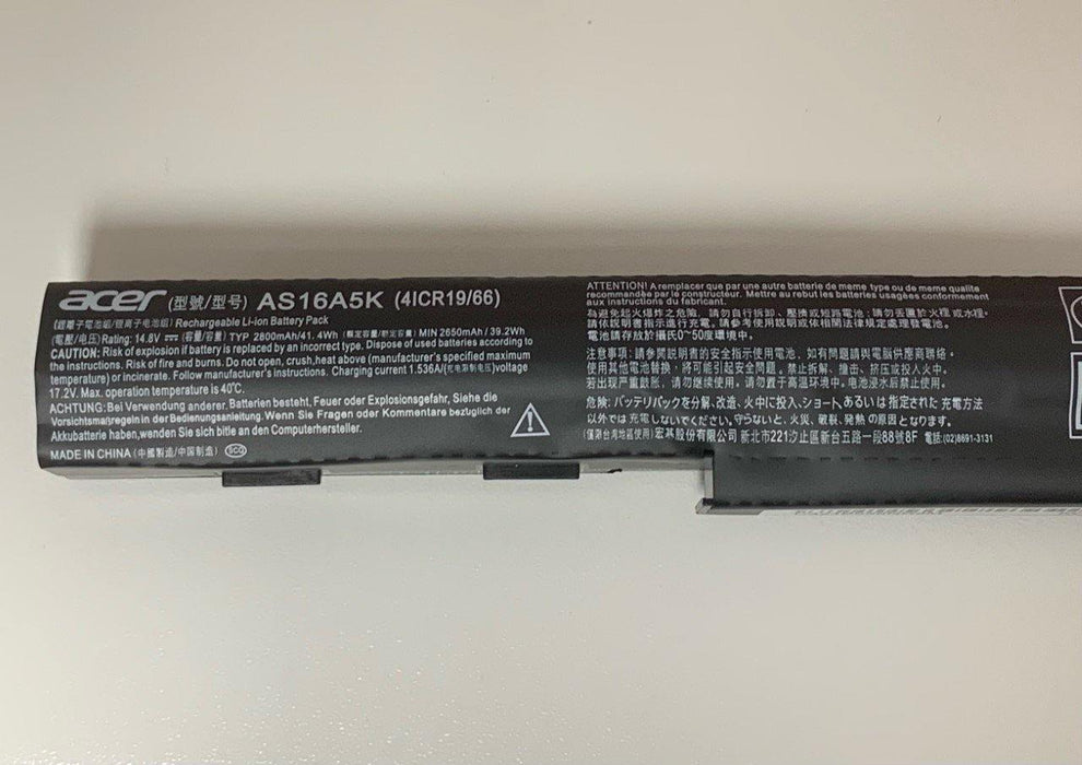 New Genuine Acer Aspire E5-475 E5-475G E5-523 E5-523G E5-553 E5-553G E5-553G-17P9 E5-553G-T9FR Battery 41.4Wh - LaptopParts.ca