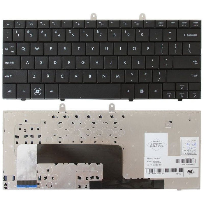 New HP Mini 110 Black US Keyboard 533549-001 535689-001